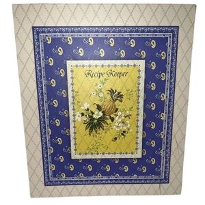 New Seasons Vintage Recipe Organizer Ringed Binder New Old Stock  Martha Collins